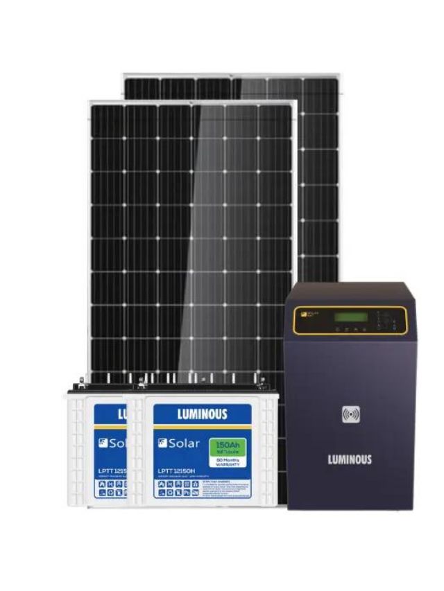 Luminous 2kw Solar System लगवाने में कितना खर्च आएगा?